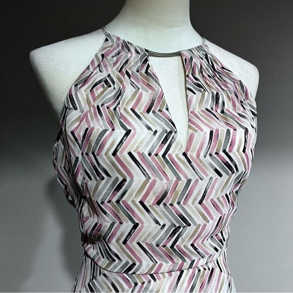 WHBM sleeveless halter maxi dress - Picture 2 of 16